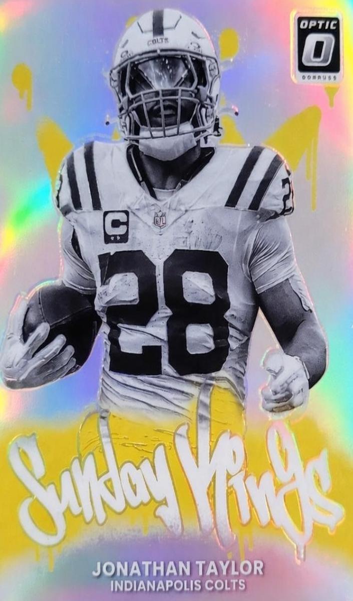 2025 Donruss Optic Football Jonathan Taylor #16 PSA 10