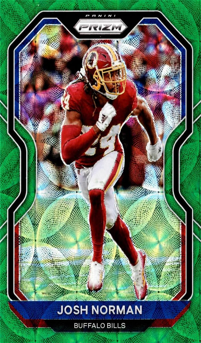 2020 Panini Prizm Football Green Scope Prizm Josh Norman #8