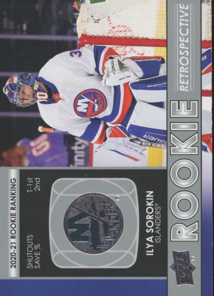 2021 Upper Deck Hockey Ilya Sorokin #RR-15