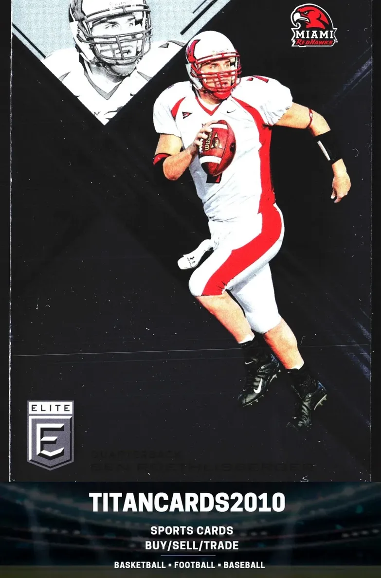 2017 Panini Elite Draft Picks Football Ben Roethlisberger #11