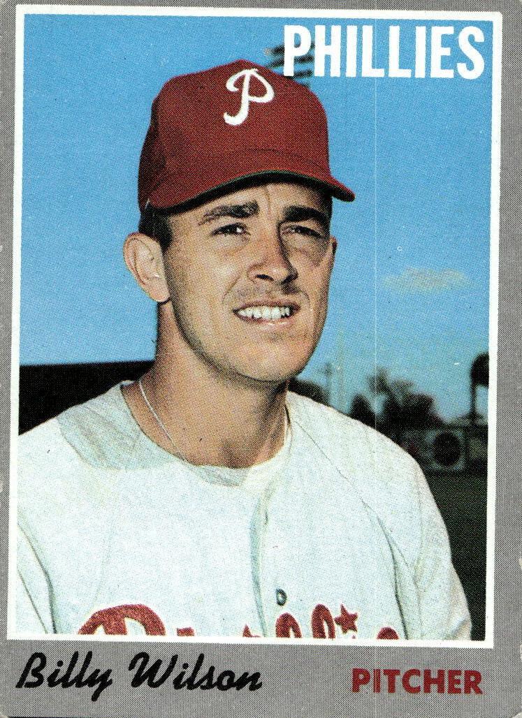 1970 Topps Baseball Billy Wilson #28