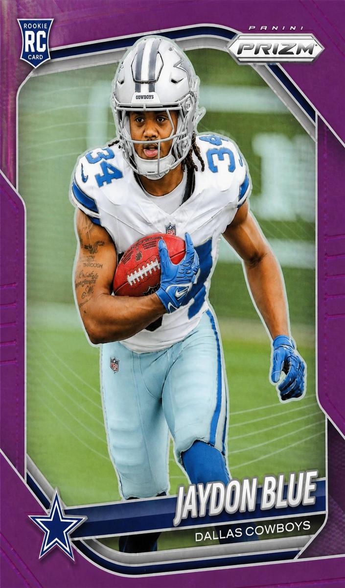 2025 Panini Prizm Football Purple Jaydon Blue #325
