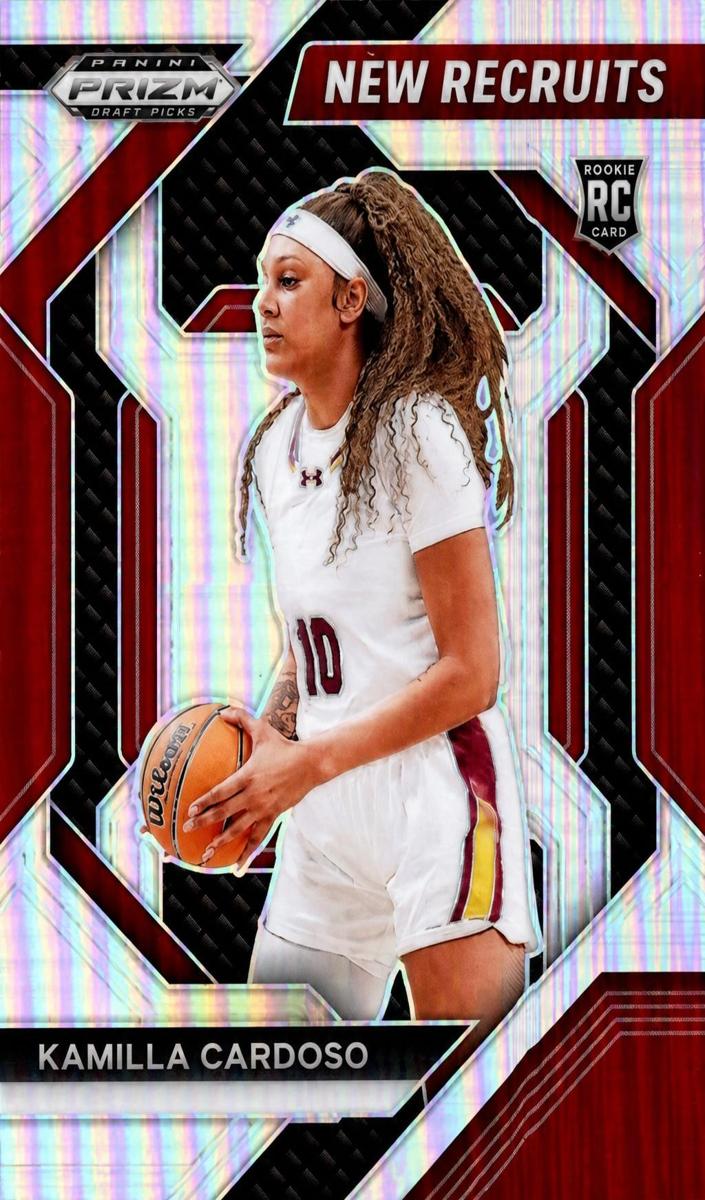 2024 Panini Prizm Draft Picks Basketball Silver Kamilla Cardoso #1