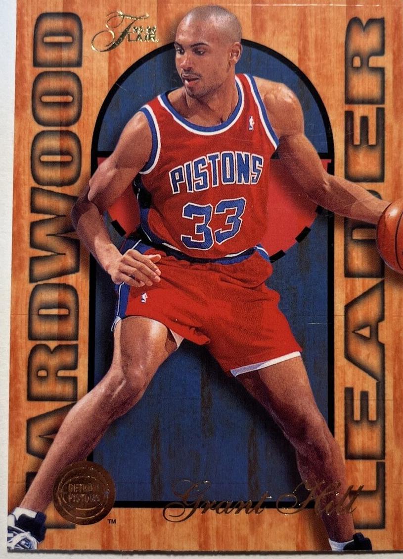 1995 Fleer Basketball Grant Hill #8 PSA 9
