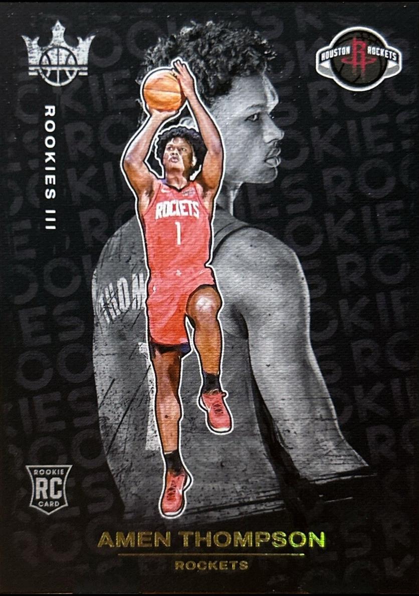 2023 Panini Court Kings Basketball Amen Thompson #147 PSA 8