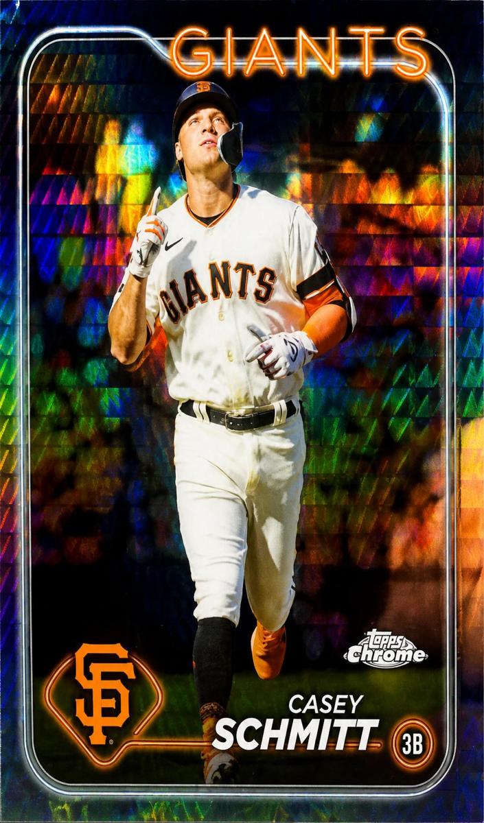 2024 Topps Chrome Baseball Prism Casey Schmitt #220