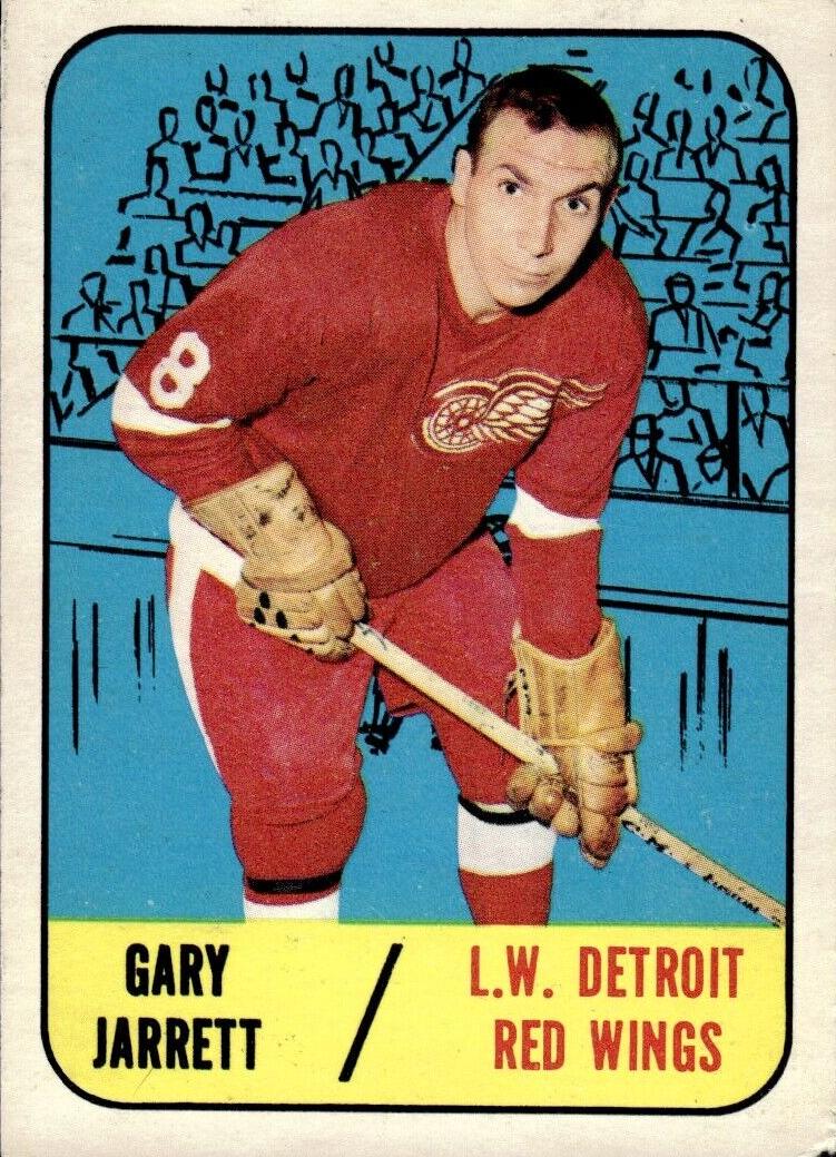 1967 Topps Hockey Gary Jarrett #44 PSA 8