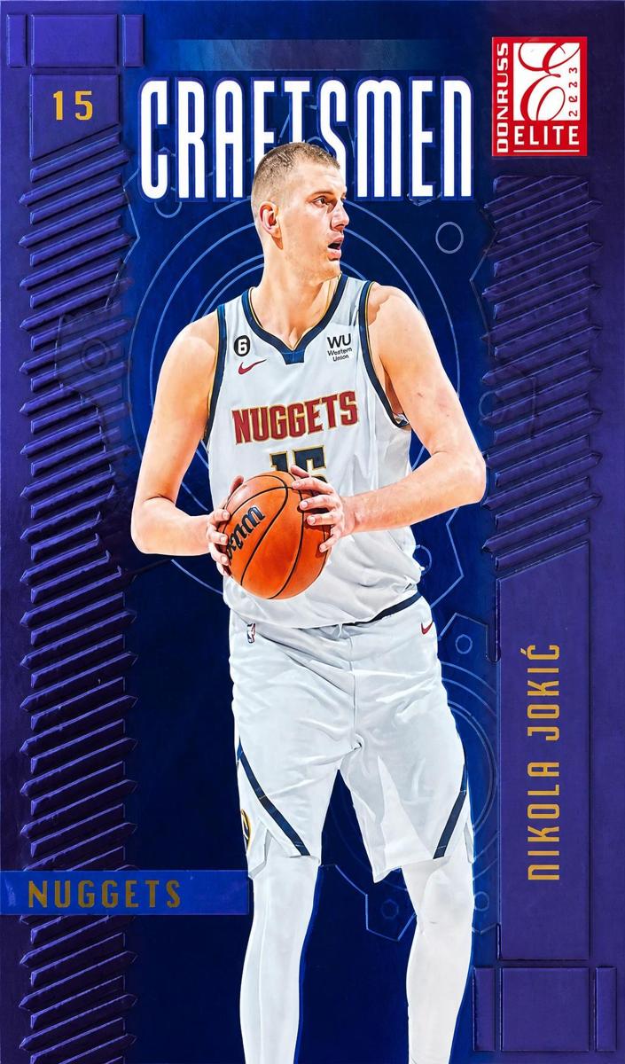 2023 Donruss Elite Basketball Blue Nikola Jokic #8