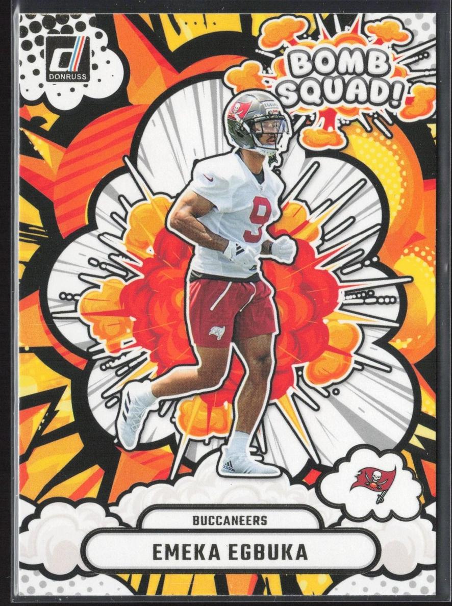2025 Panini Donruss Football Holo Emeka Egbuka #BS-EEA PSA 10