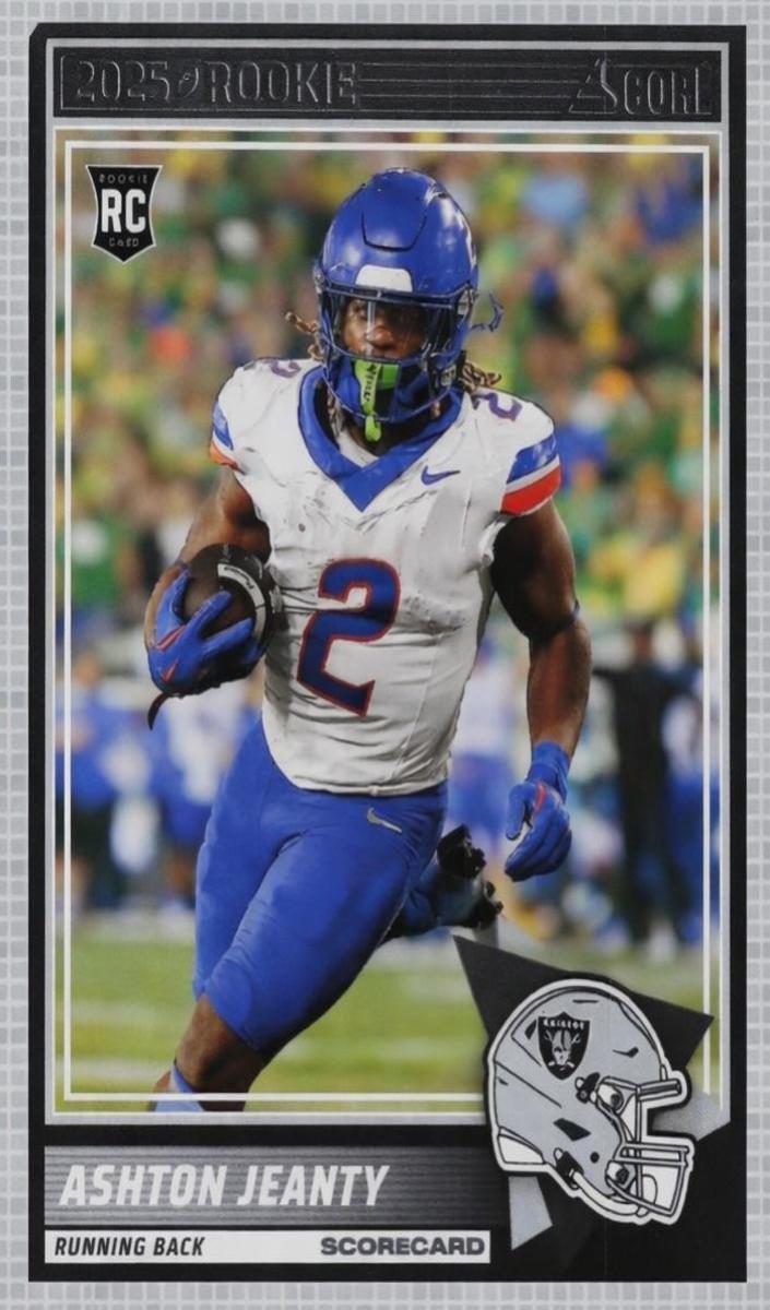 2025 Panini Score Football Scorecard Ashton Jeanty #14