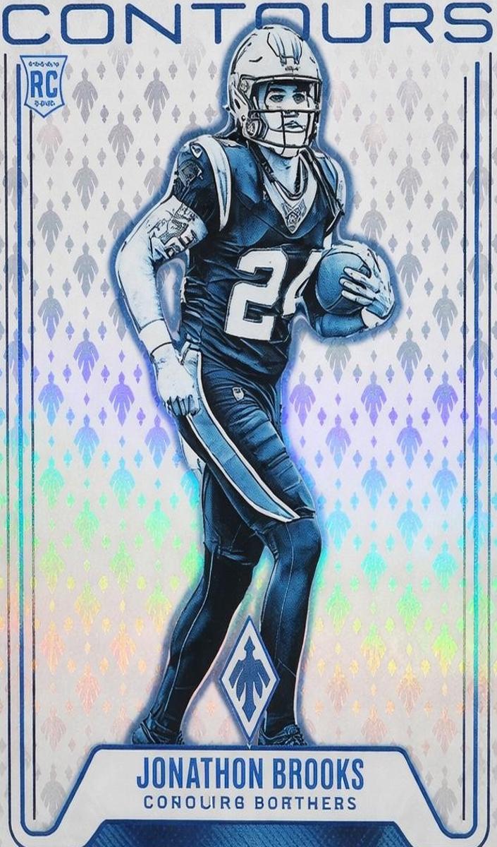 2024 Panini Phoenix Football Teal Jonathon Brooks #CON-JBS