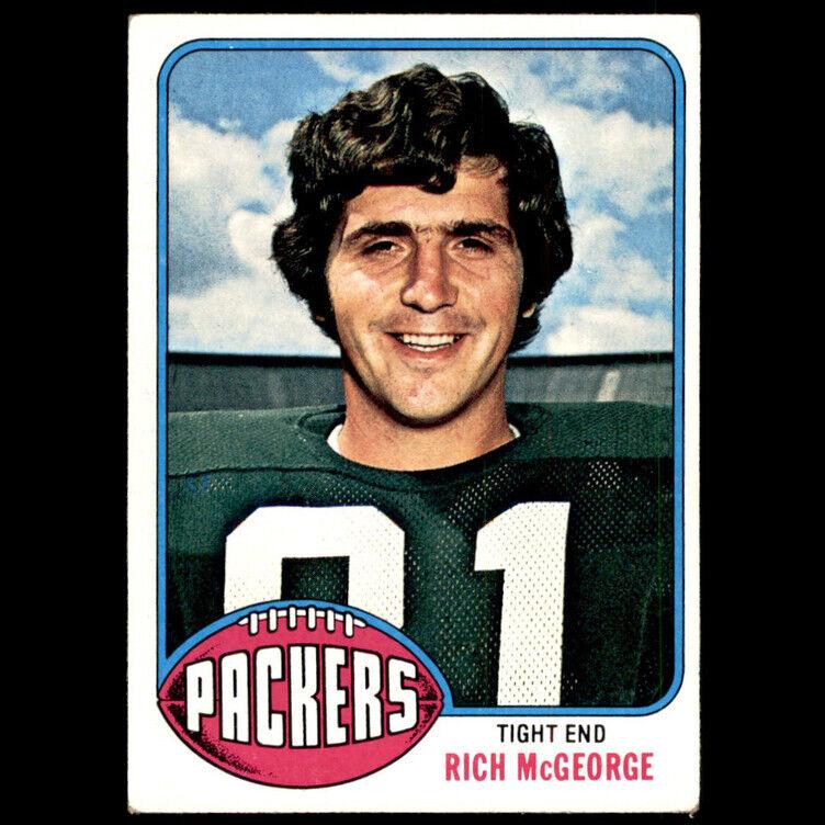 1976 Topps Football Rich McGeorge #504