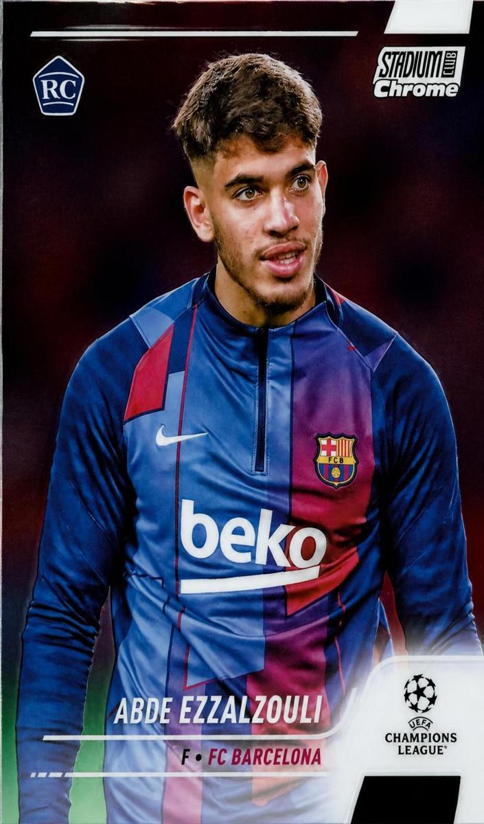 2021 Topps Stadium Club Chrome UEFA Champions League Soccer Abde Ezzalzouli #61