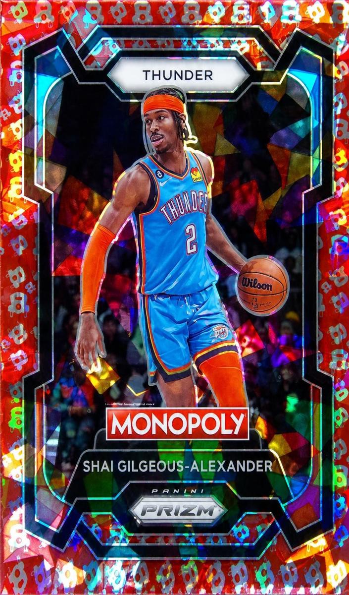 2023 Panini Prizm Monopoly Basketball Dice Shai Gilgeous-Alexander #61 PSA 9