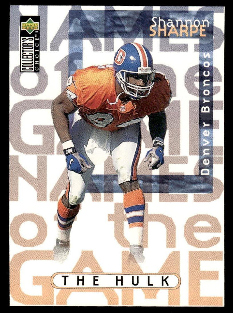 1997 Upper Deck Collector's Choice Football Shannon Sharpe #54 PSA 10