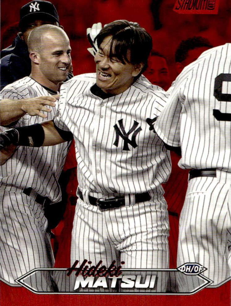 2024 Topps Stadium Club Baseball Red Foil Hideki Matsui #142