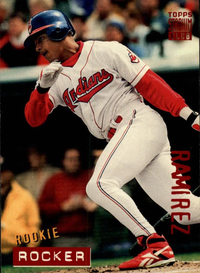1994 Topps Stadium Club Baseball Manny Ramirez #627 PSA 9