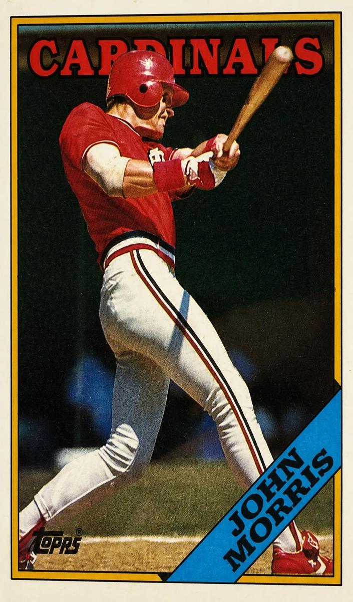 1988 Topps Baseball John Morris #536