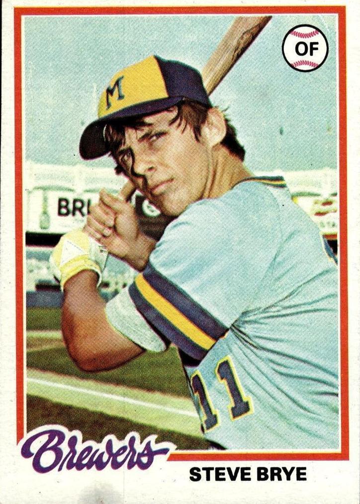 1978 Topps Baseball Steve Brye #673