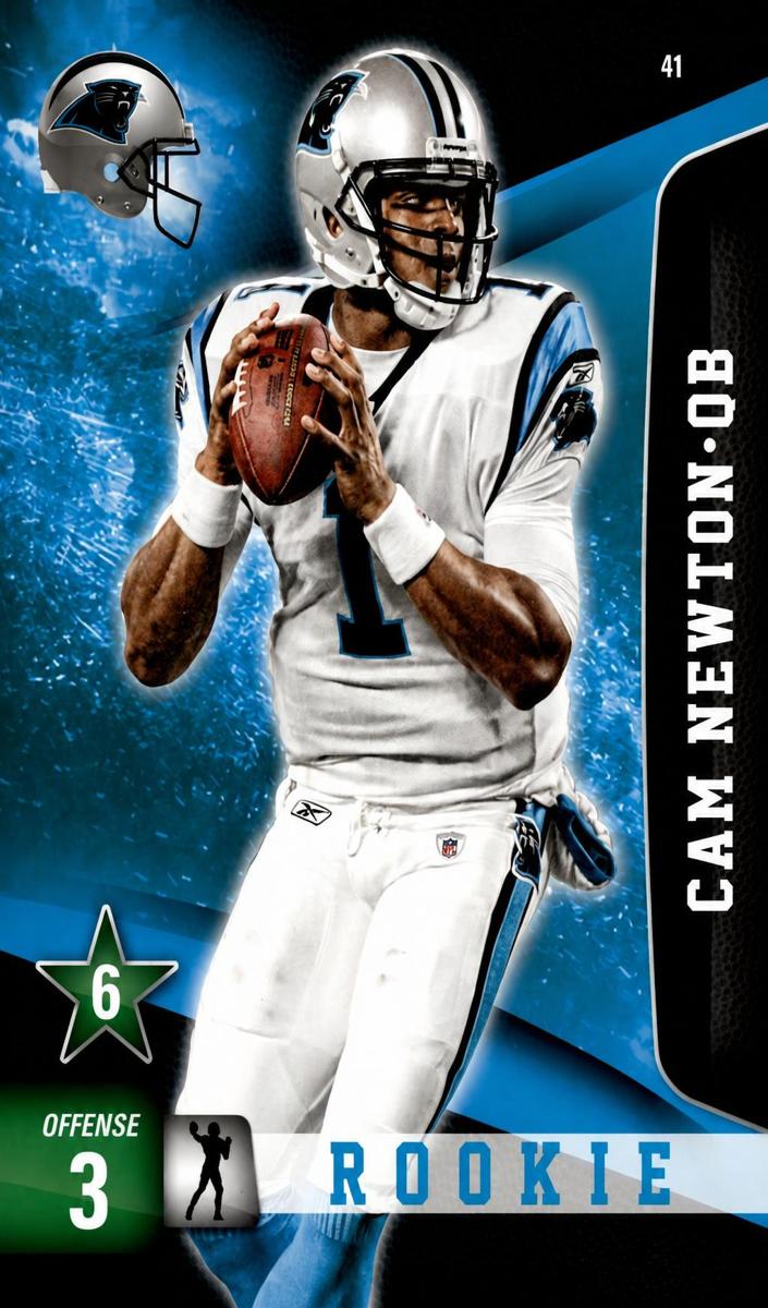 2011 Panini Adrenalyn XL Football Cam Newton #41