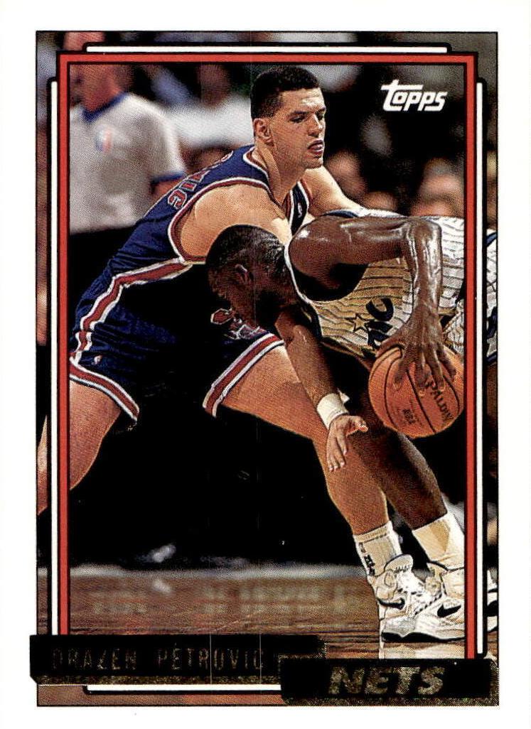 1992 Topps Basketball Gold Drazen Petrovic #234