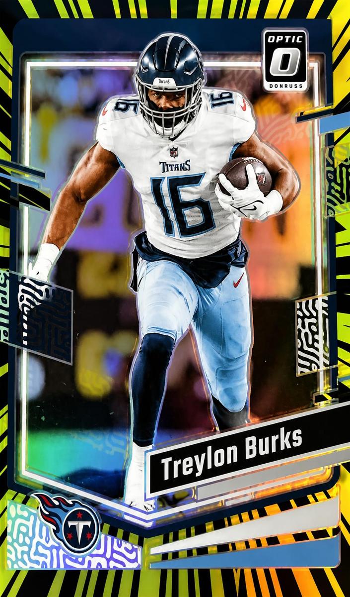 2023 Donruss Optic Football Electricity Treylon Burks #194