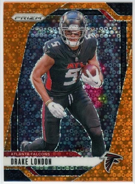 2024 Panini Prizm Football Disco Drake London #12 PSA 10