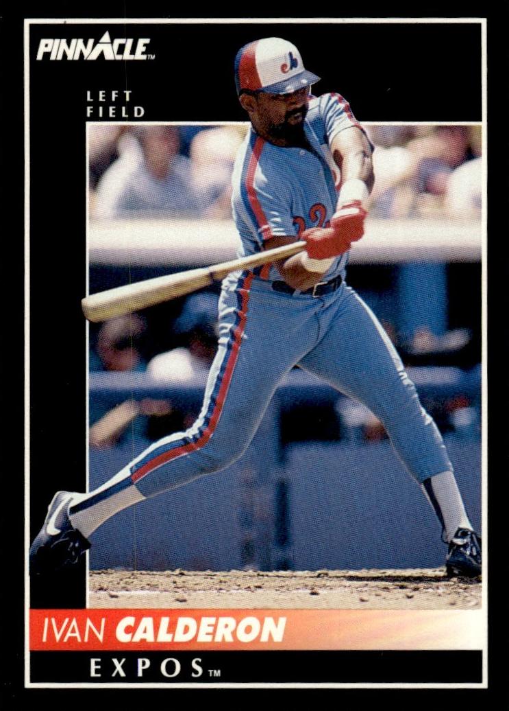 1992 Pinnacle Baseball Ivan Calderon #58
