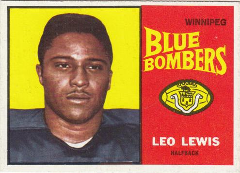 1964 Topps CFL Football Leo Lewis #78 PSA 7