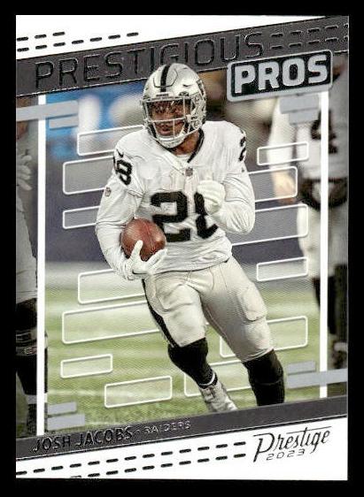 2023 Panini Prestige Football Base Josh Jacobs #PP-24