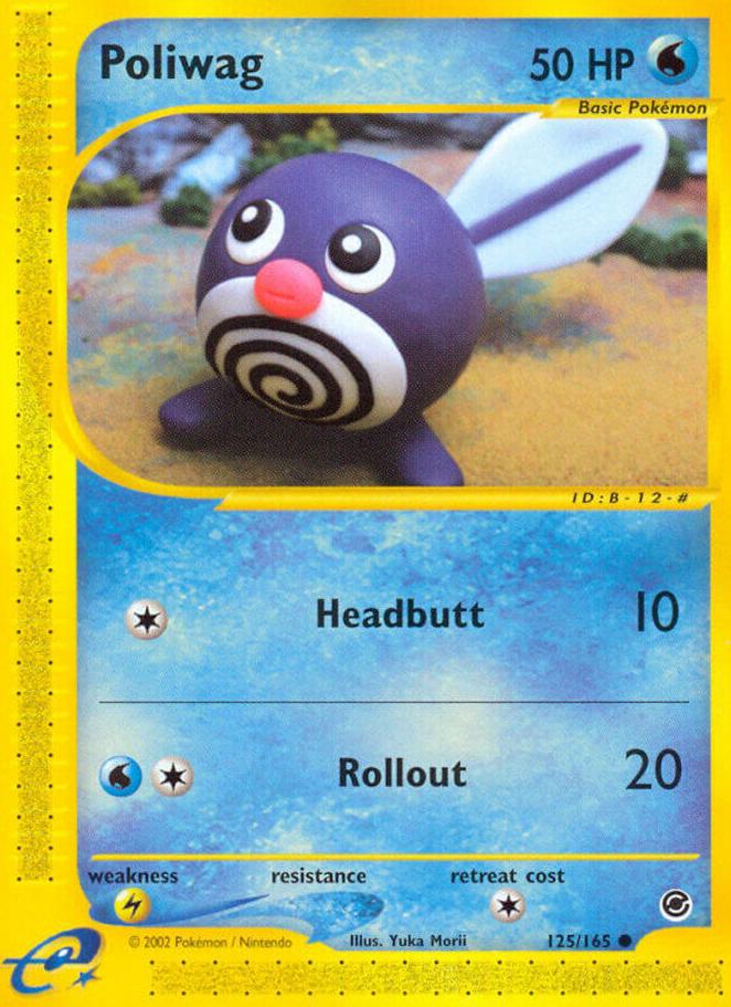 2002 Pokemon Expedition Base Set Poliwag #125 PSA 9