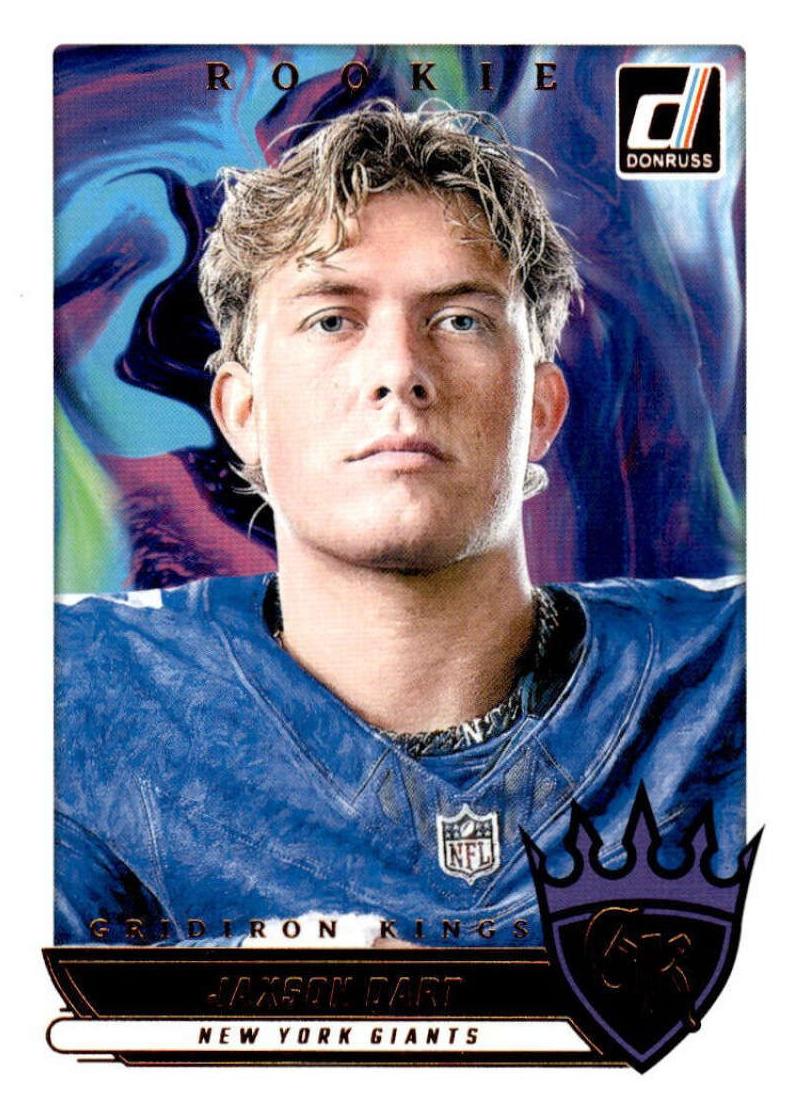 2025 Panini Donruss Football Jaxson Dart #RGK-JDT SGC 9.5
