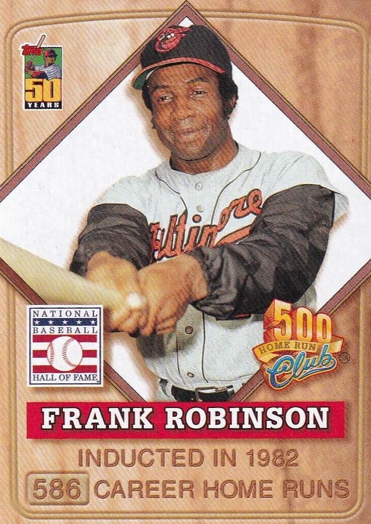 2001 Topps Post Cereal 500 Home Run Club Baseball Frank Robinson #5