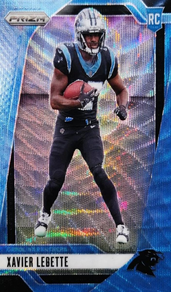 2024 Panini Prizm Football Blue Wave Xavier Legette #398