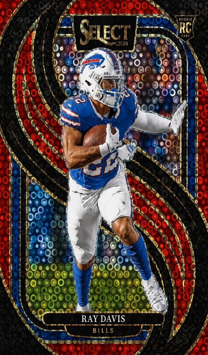 2024 Panini Select Football Red Disco Ray Davis #189