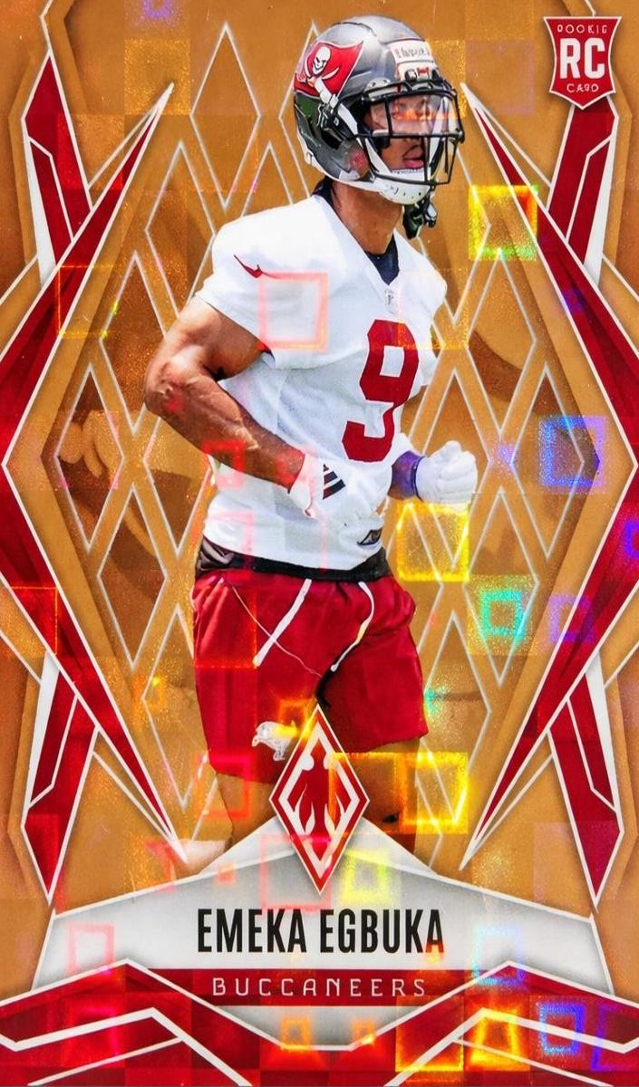 2025 Panini Phoenix Football Bronze Pandora Emeka Egbuka #225 PSA 10