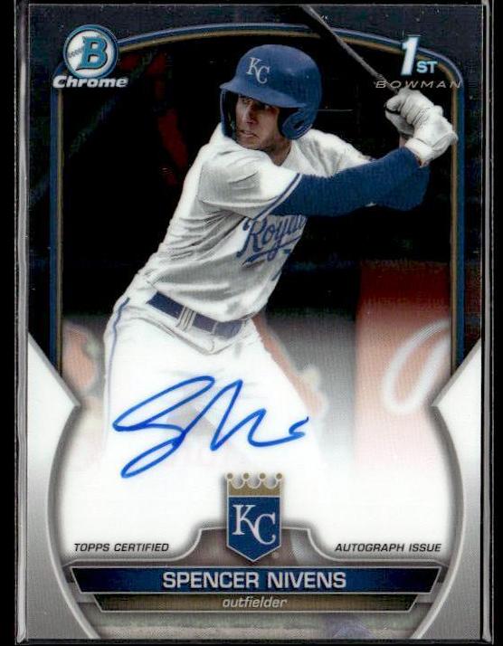2023 Bowman Draft Chrome Baseball Spencer Nivens #CDA-SN SGC 9.5