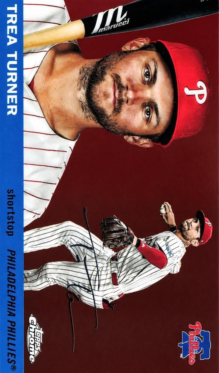 2025 Topps Chrome Platinum Baseball Trea Turner #102
