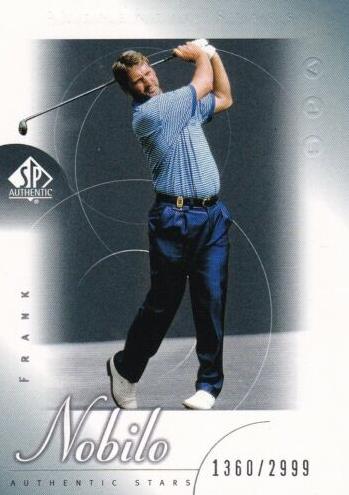 2001 SP Authentic Golf Frank Nobilo #74