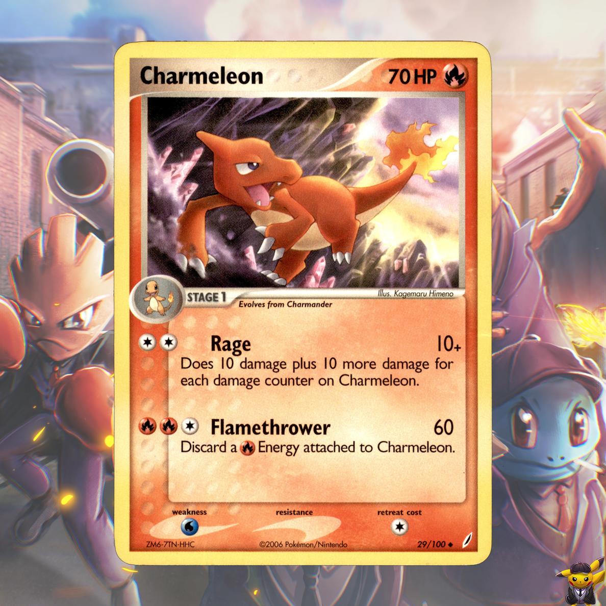 2006 Pokemon EX Crystal Guardians Charmeleon #29