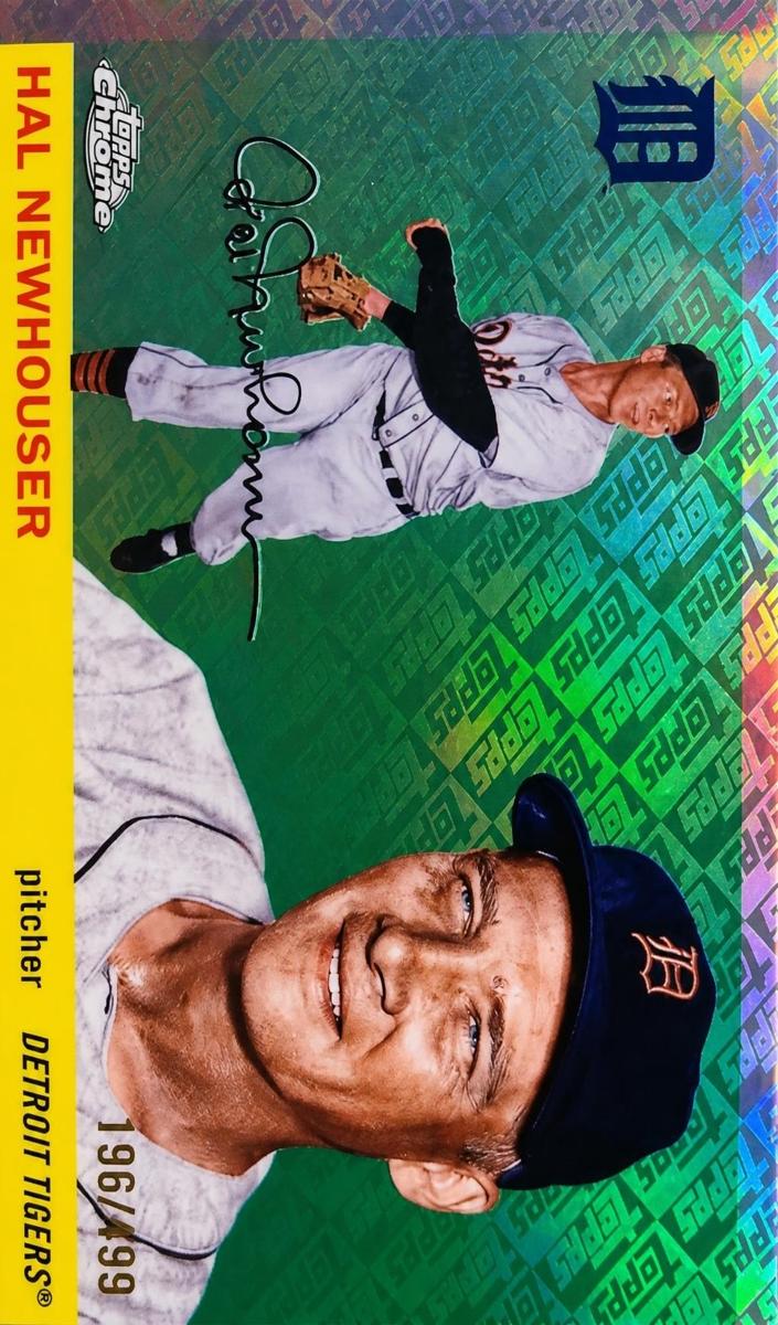 2025 Topps Chrome Platinum Baseball Topps Logo Refractor Hal Newhouser #430