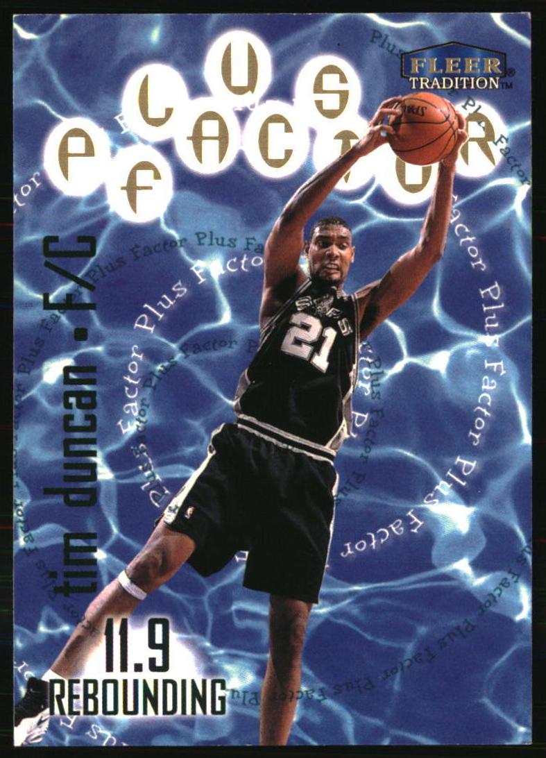 1998 Fleer Tradition Basketball Tim Duncan #141