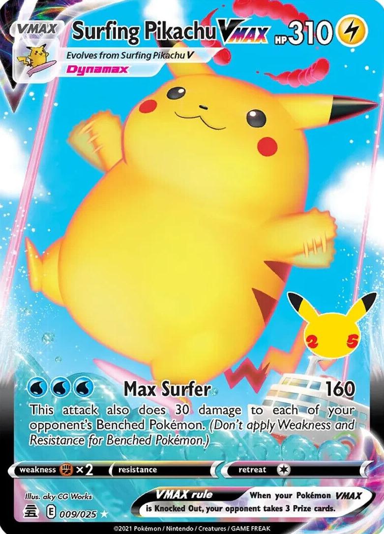 Surfing Pikachu