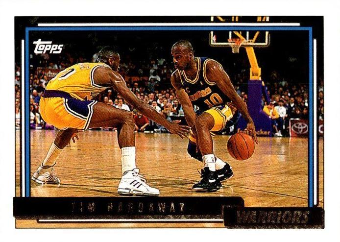 1992 Topps Basketball Gold Tim Hardaway #188 PSA 9