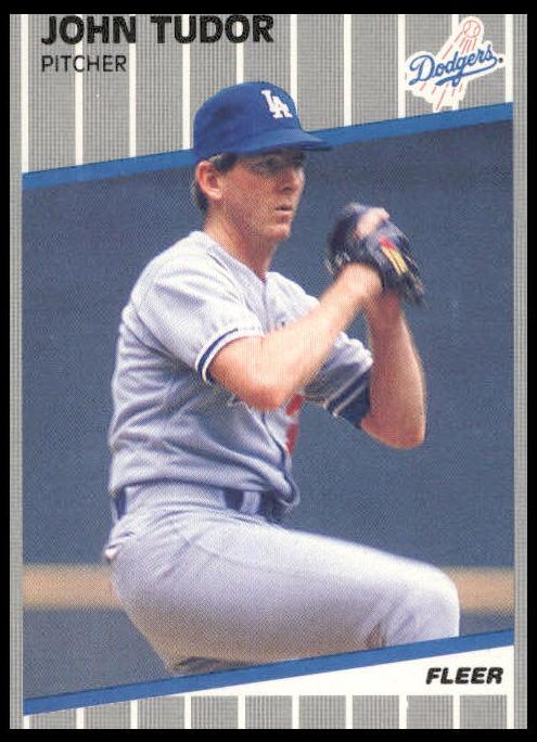 1989 Fleer Baseball John Tudor #75
