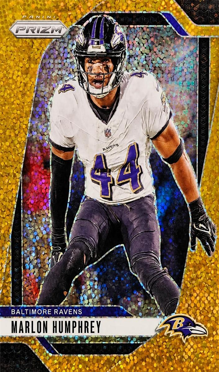 2024 Panini Prizm Football Gold Sparkle Marlon Humphrey #24