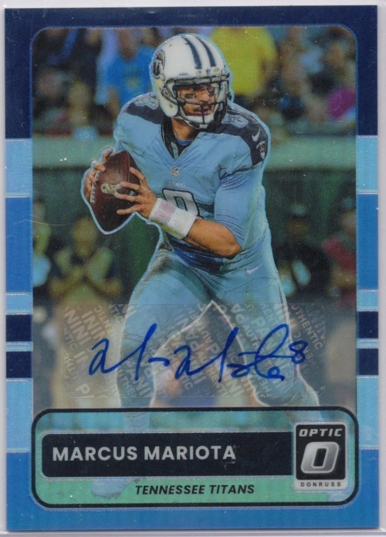 2025 Donruss Optic Football Marcus Mariota #21