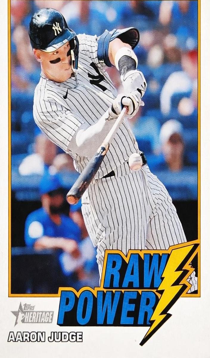 2026 Topps Heritage Baseball Aaron Judge #RP-AJ