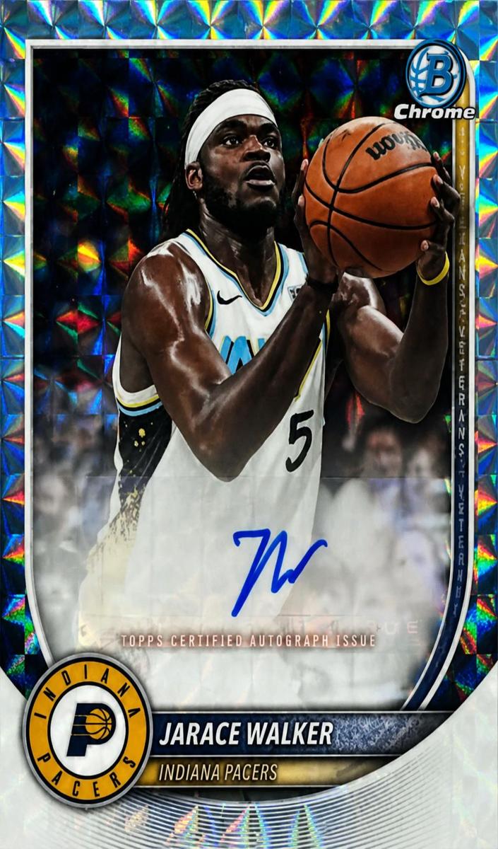 2025 Bowman Basketball Geometric Refractor Jarace Walker #BCA-JK PSA 9