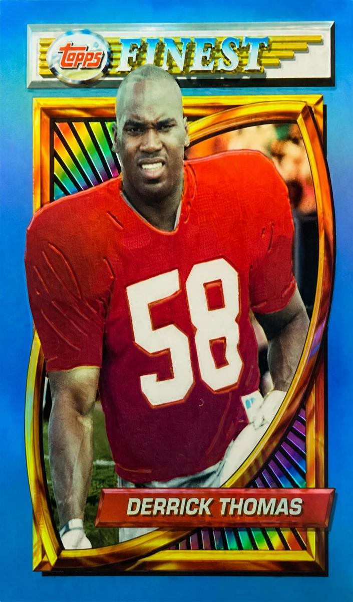 1994 Topps Finest Football Refractor Derrick Thomas #30